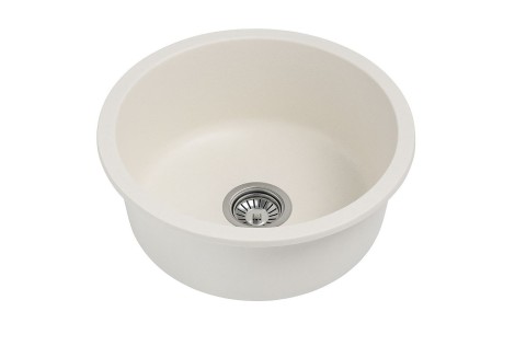 runde-granitspule-weiss-o-47-cm-mit-uberlauf-siphon-set